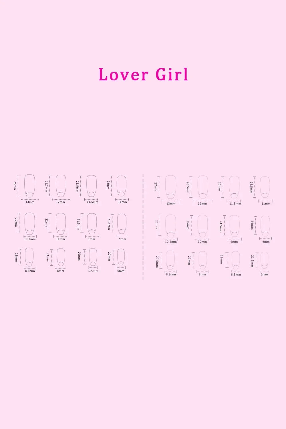 Press On Nails 2 Packs - Eva's Edition