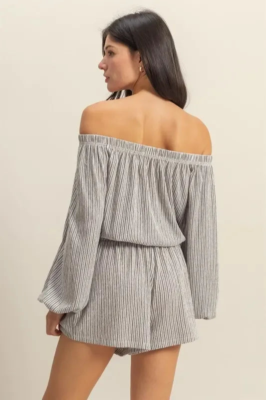 Off Shoulder Top and Shorts Set - Eva's Edition
