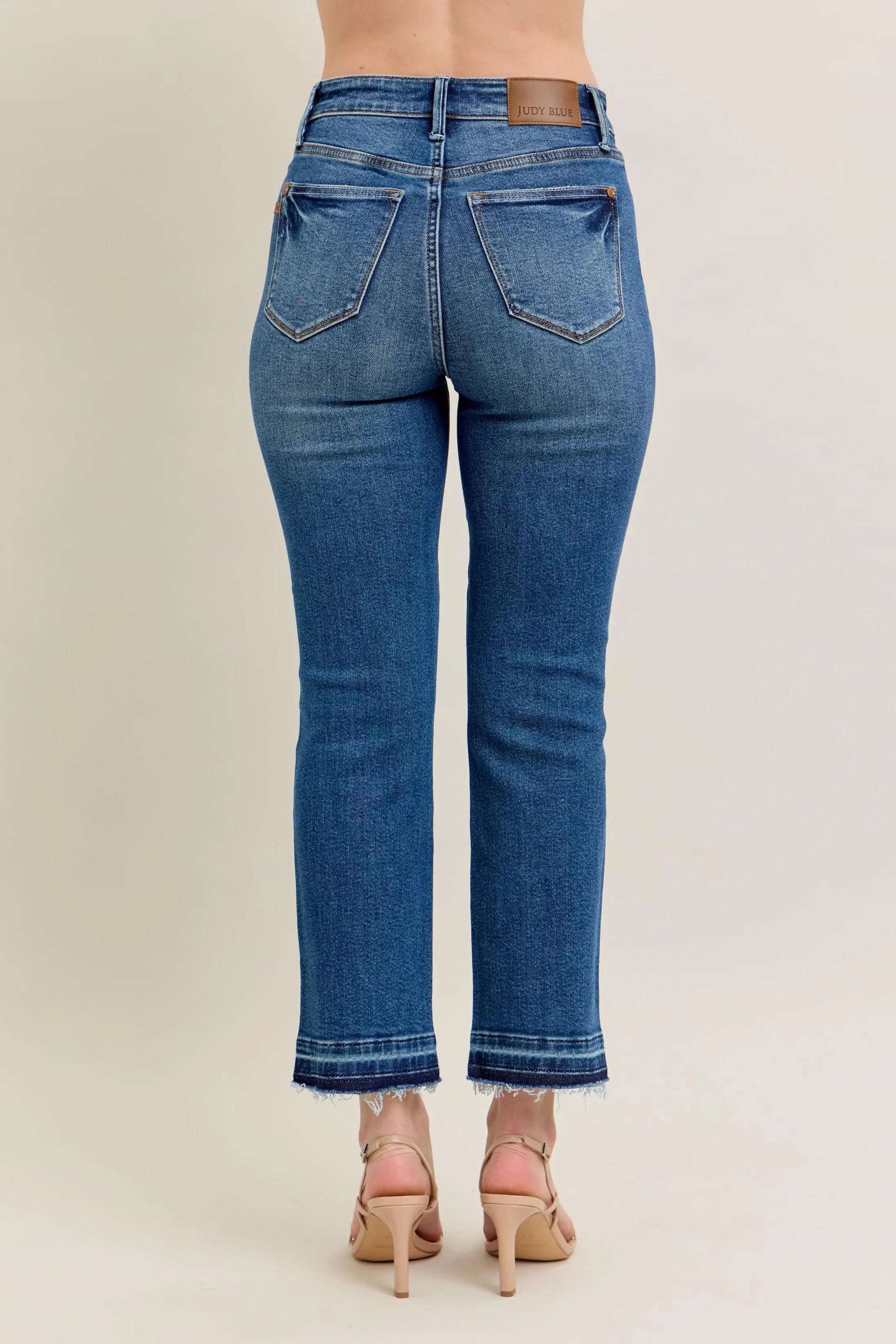 Vintage Wash Release Hem Kick Flare Jeans - Eva's Edition