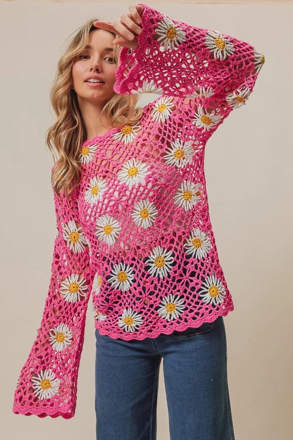 Crochet Net Lace Cover Up - Eva's Edition