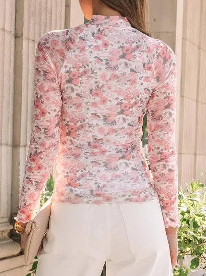 Lovelet Mock Neck Long Sleeve Top - Eva's Edition