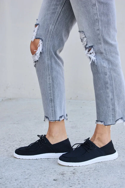 Toe Lace-Up Sneakers - Eva's Edition