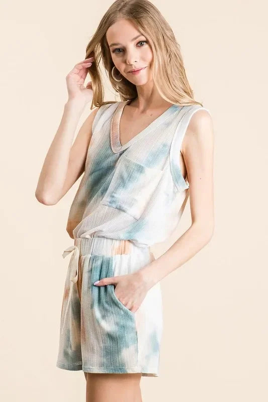 Textured Knit Top and Shorts Set - Eva's Edition