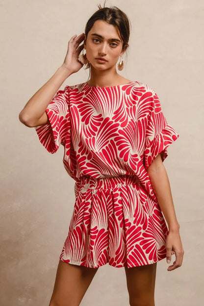 Woven Ruffled Sleeves Top - Eva's Edition