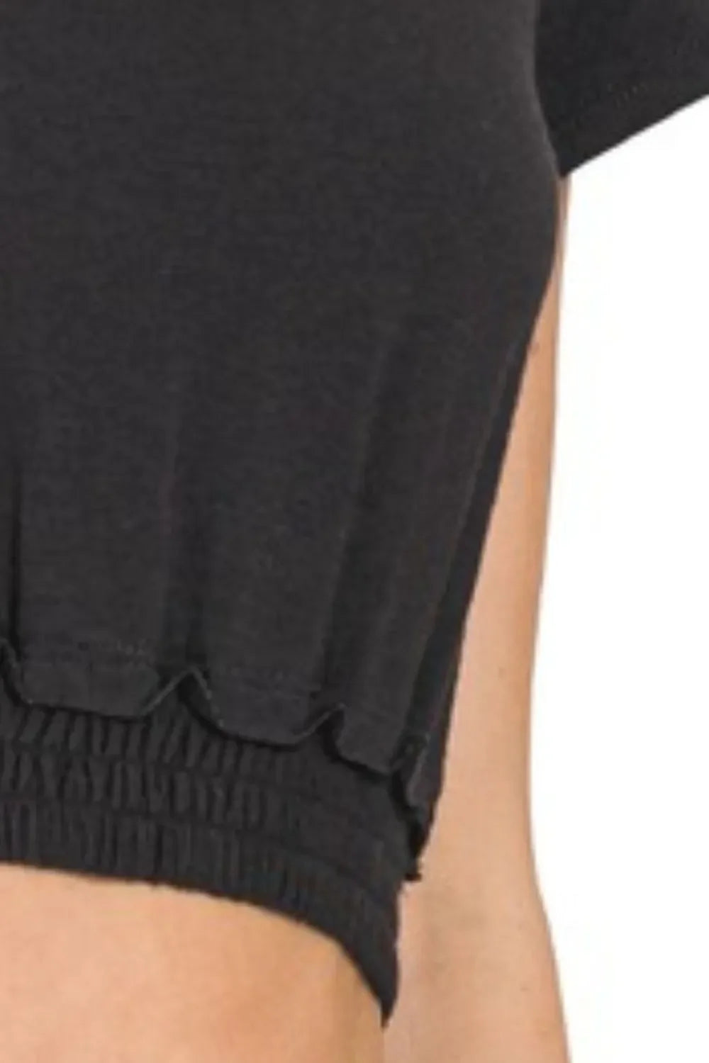 Elastic Hem Crop Top - Eva's Edition