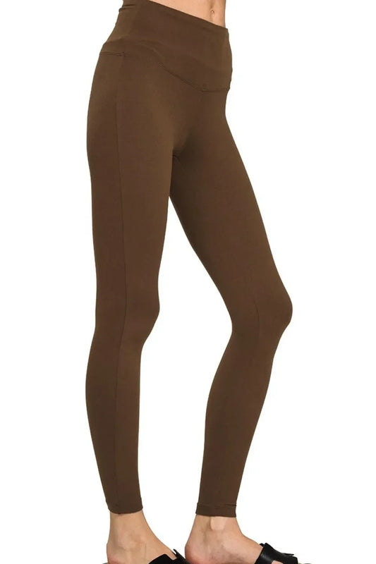 Premium Microfiber Wide Waistband Leggings - Eva's Edition