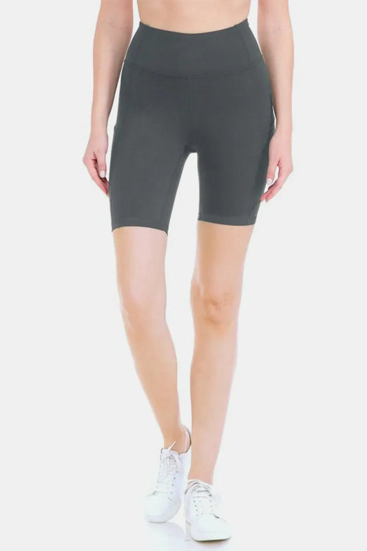Full Size High Waist Active Shorts - Eva's Edition