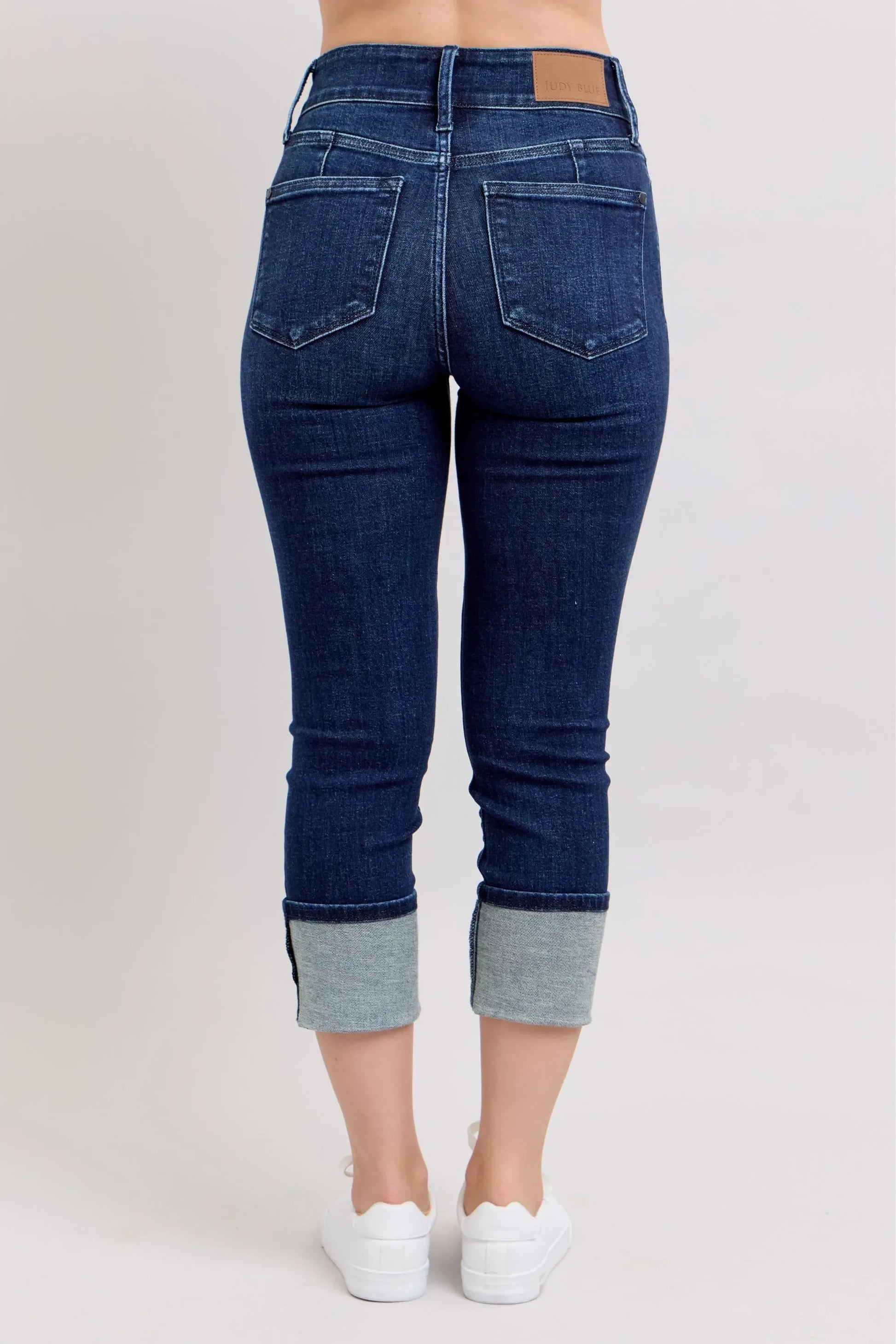 High-Waist Double Waist Band Skinny Jeans - Eva's Edition
