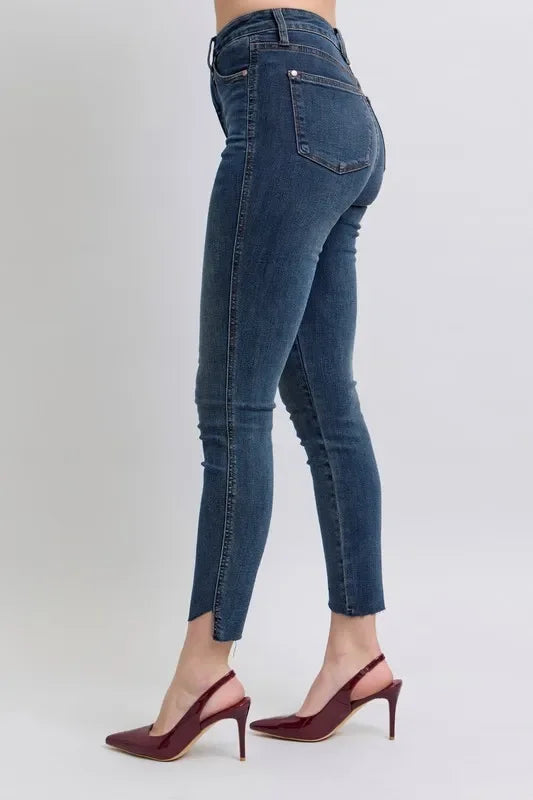 High Waist Tummy Control Skinny Jeans Plus Size - Eva's Edition