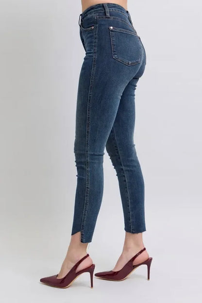 High Waist Tummy Control Skinny Jeans Plus Size - Eva's Edition