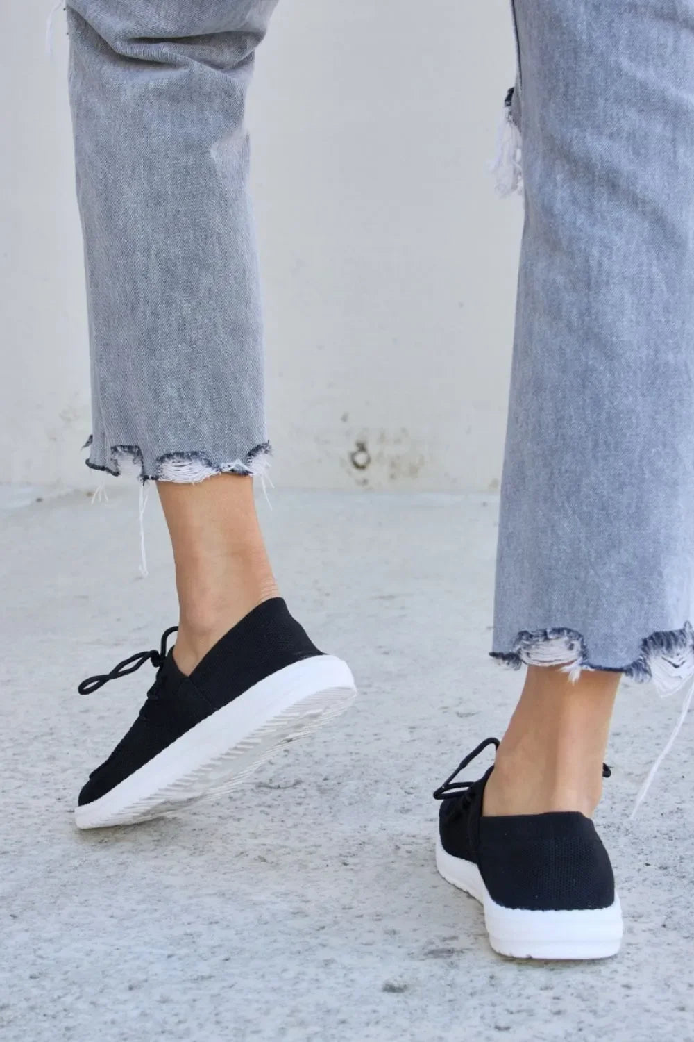 Toe Lace-Up Sneakers - Eva's Edition