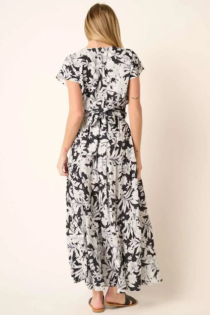 Tropical Print Top and Skirt Set - Eva's Edition