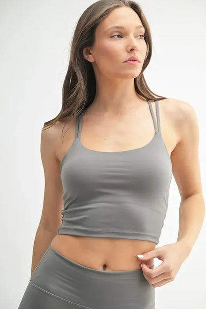 Venice Cloud Light Crisscross Sports Bra - Eva's Edition