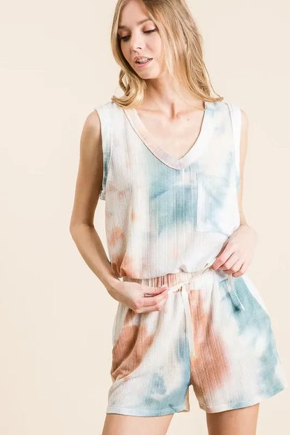 Textured Knit Top and Shorts Set - Eva's Edition
