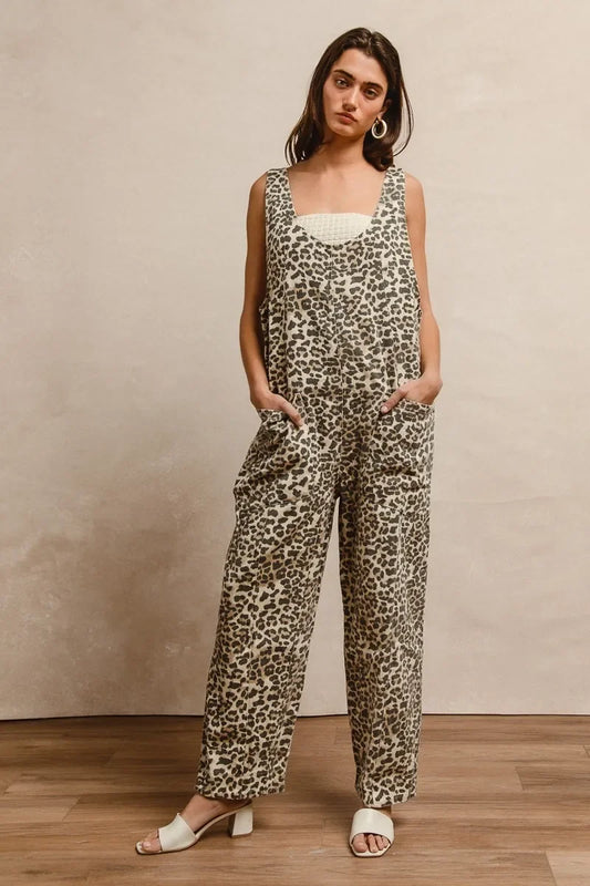 Adjustable Strap U Neck Jumpsuit - Eva's Edition