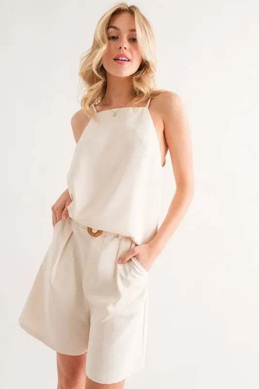 Sleeveless Basic Cami Top - Eva's Edition