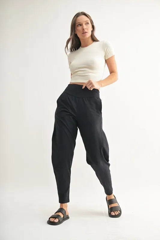 Flowbarrel High Waist Active Pants - Eva's Edition
