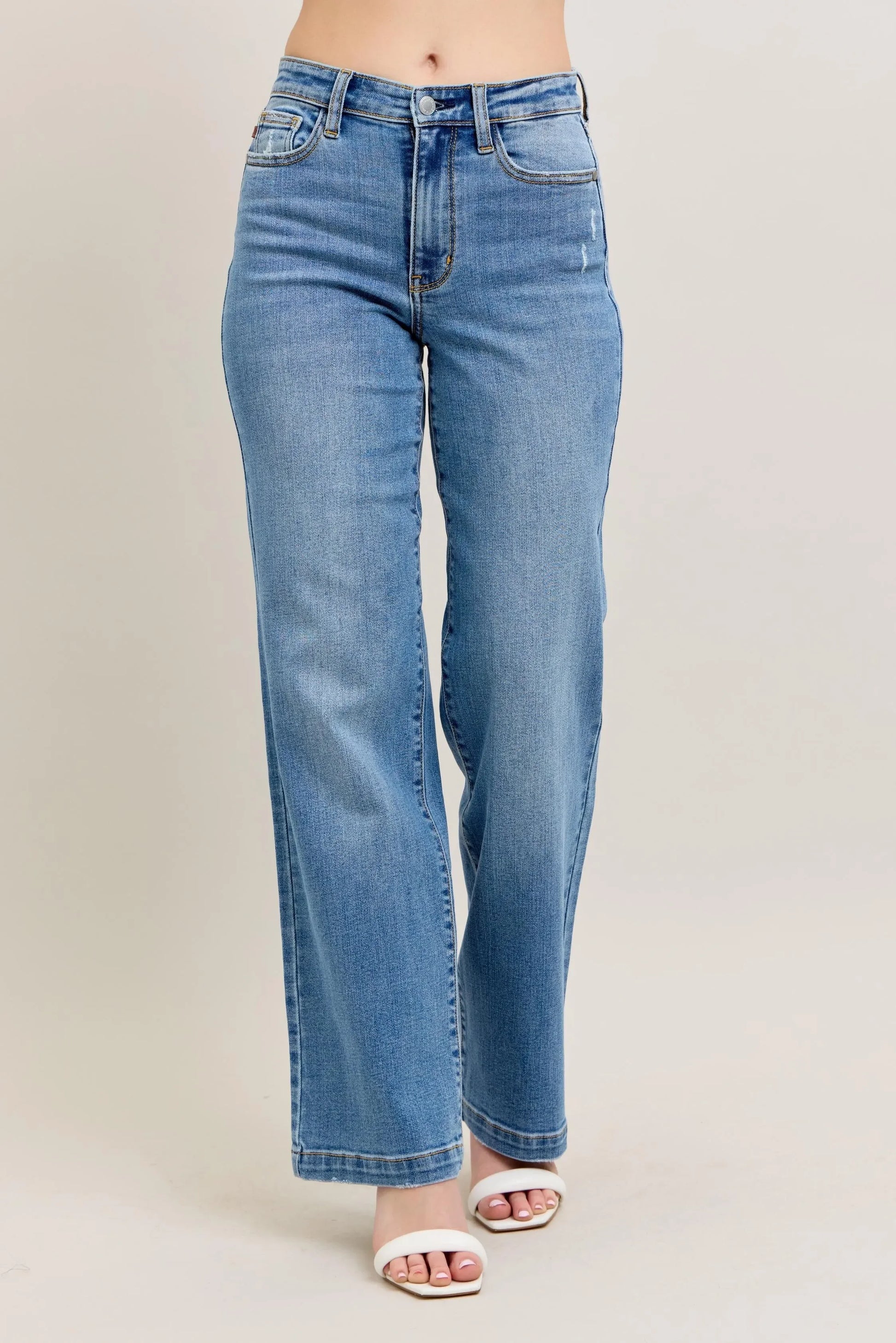 High Waist Straight Jeans Plus Size - Eva's Edition