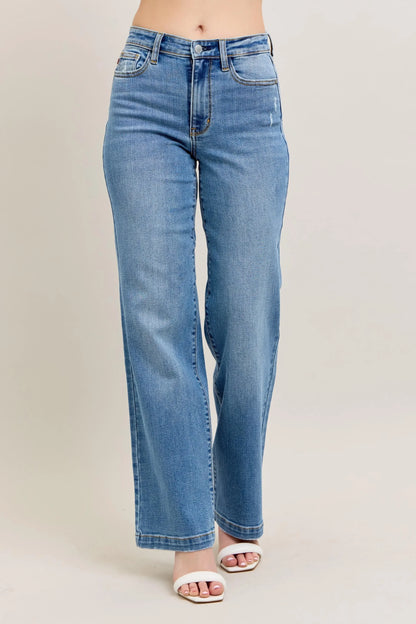 High Waist Straight Jeans Plus Size - Eva's Edition