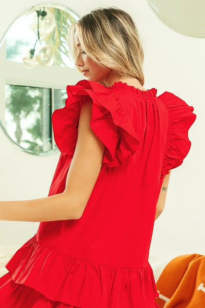 Sequins Baseball Patch Gameday Dress - Eva's Edition