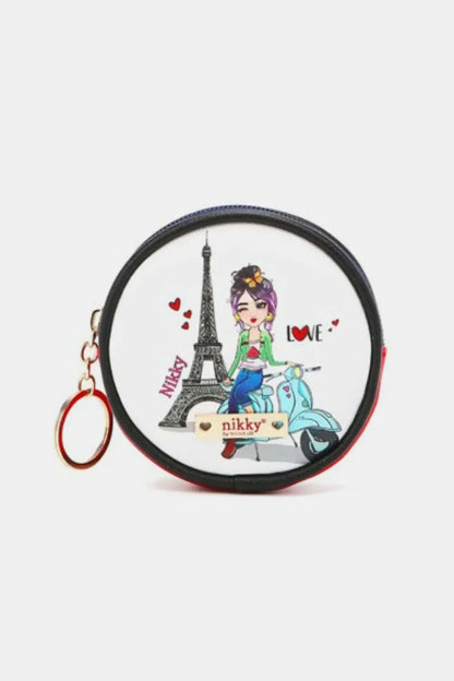 Keychain Round Coin Purse - Eva's Edition