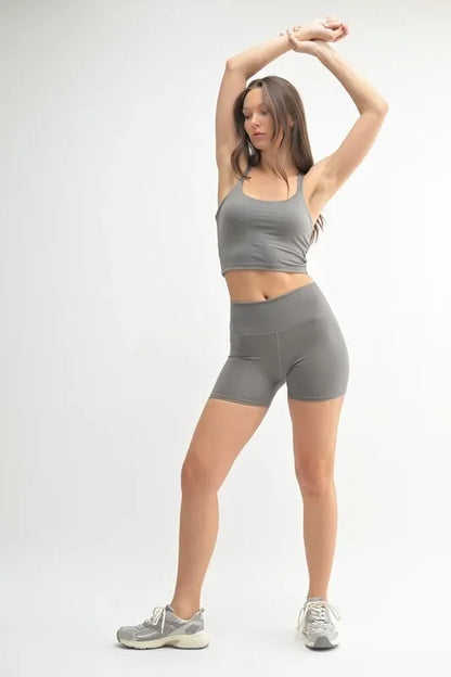 Venice Cloud Light Crisscross Sports Bra - Eva's Edition