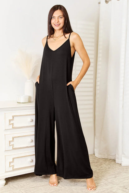 Soft Rayon Wide Leg Jumpsuit - Eva's Edition