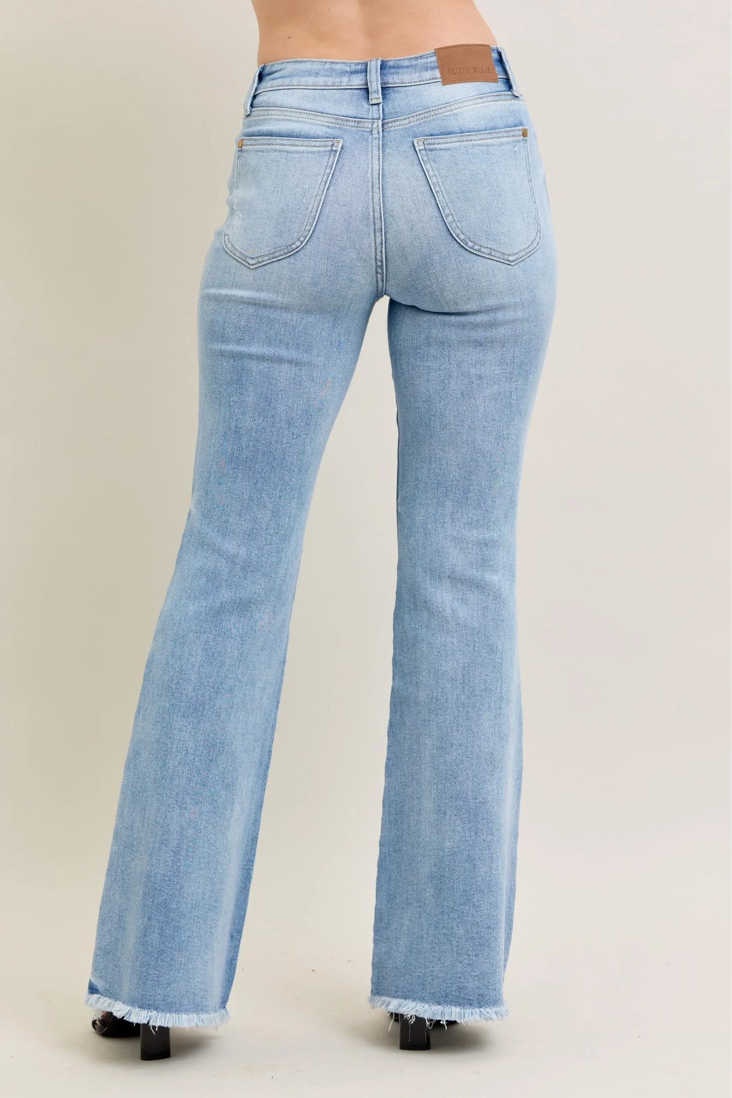 Flare Jeans With Shield Pockets Plus Size - Eva's Edition