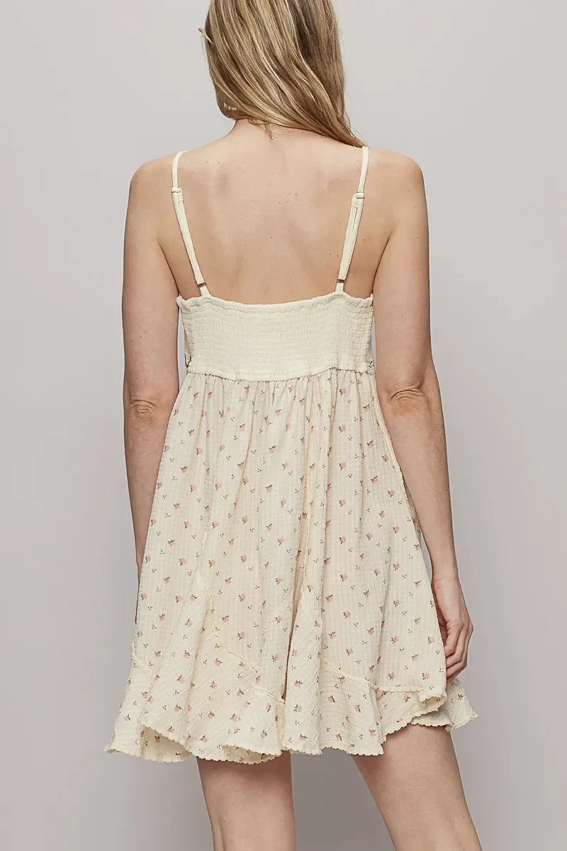 Floral Print Cami Mini Dress - Eva's Edition