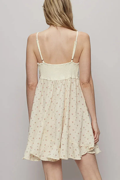 Floral Print Cami Mini Dress - Eva's Edition