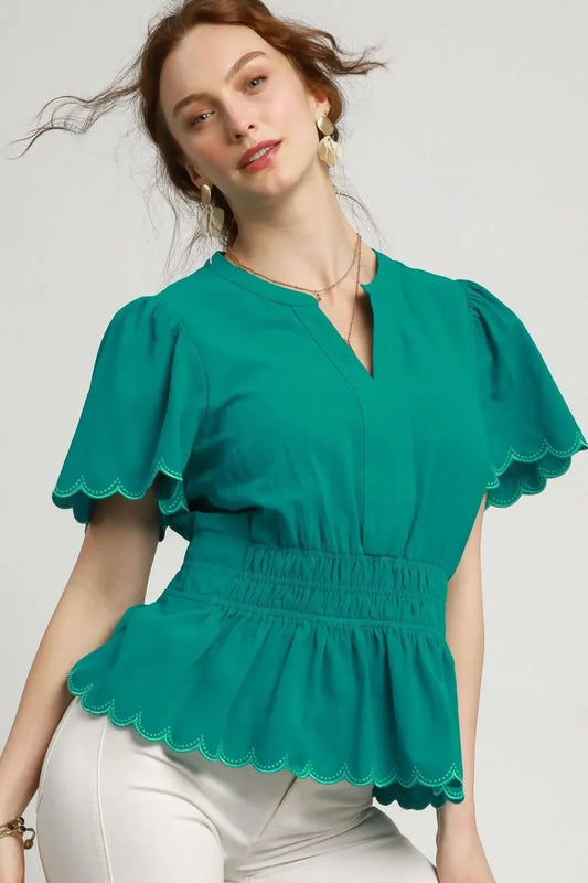 Flutter Sleeve Blouse - Eva's Edition