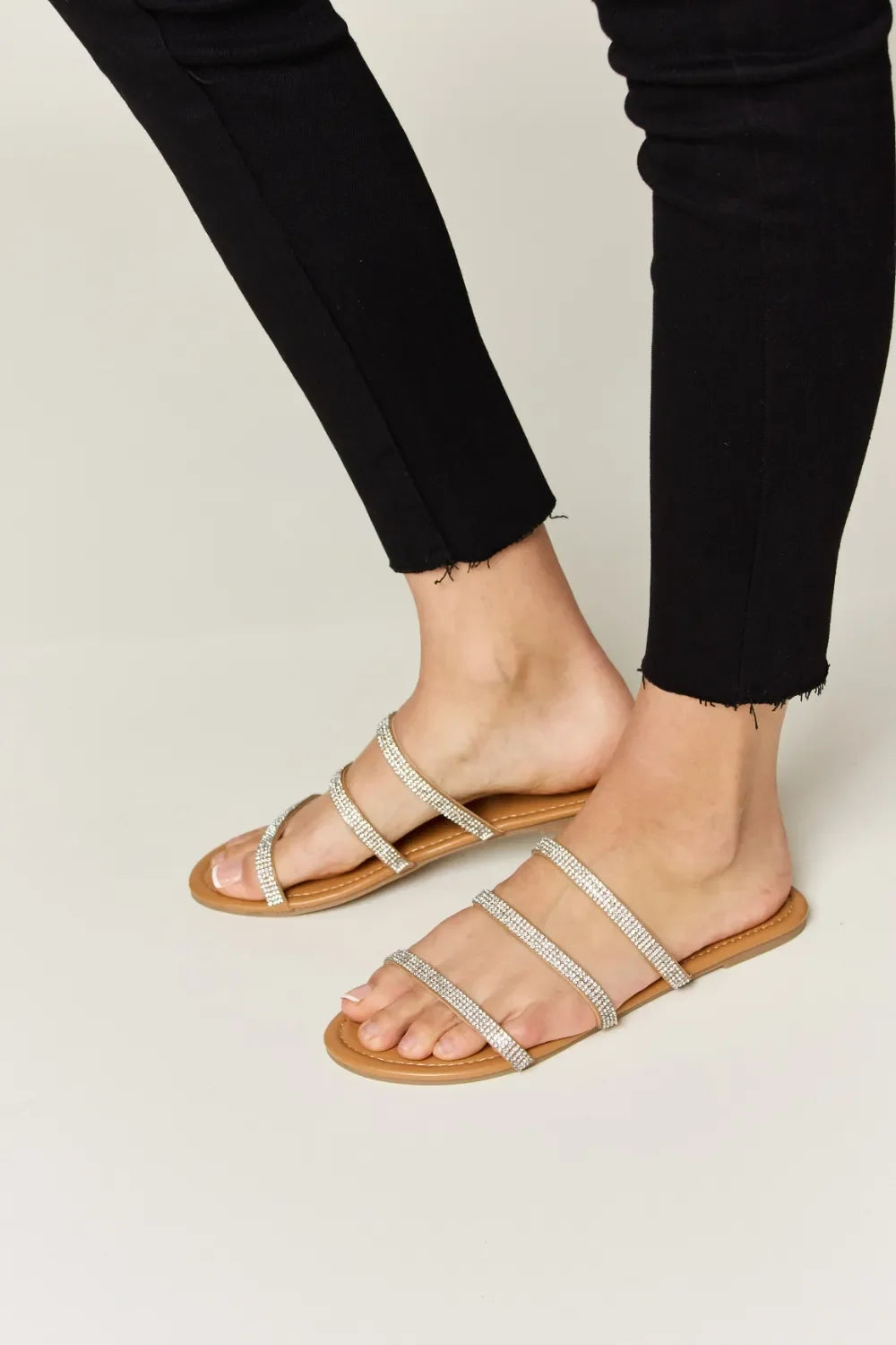 Three-Strap Flat Sandals - Eva's Edition