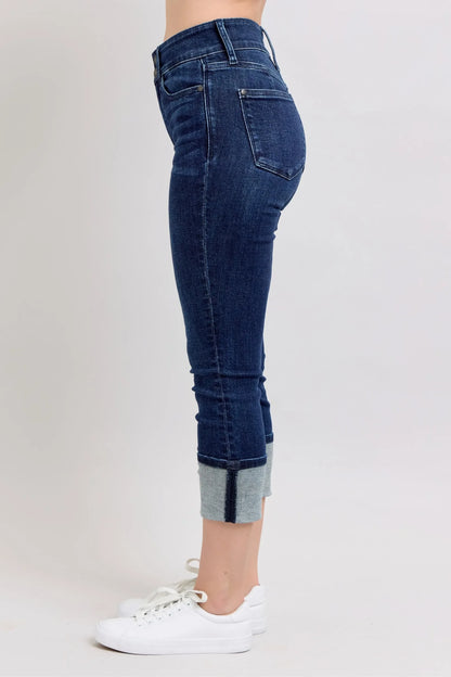 High-Waist Double Waist Band Skinny Jeans - Eva's Edition