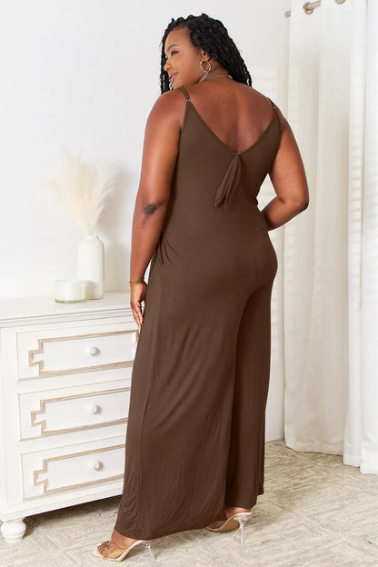 Soft Rayon Wide Leg Jumpsuit - Eva's Edition