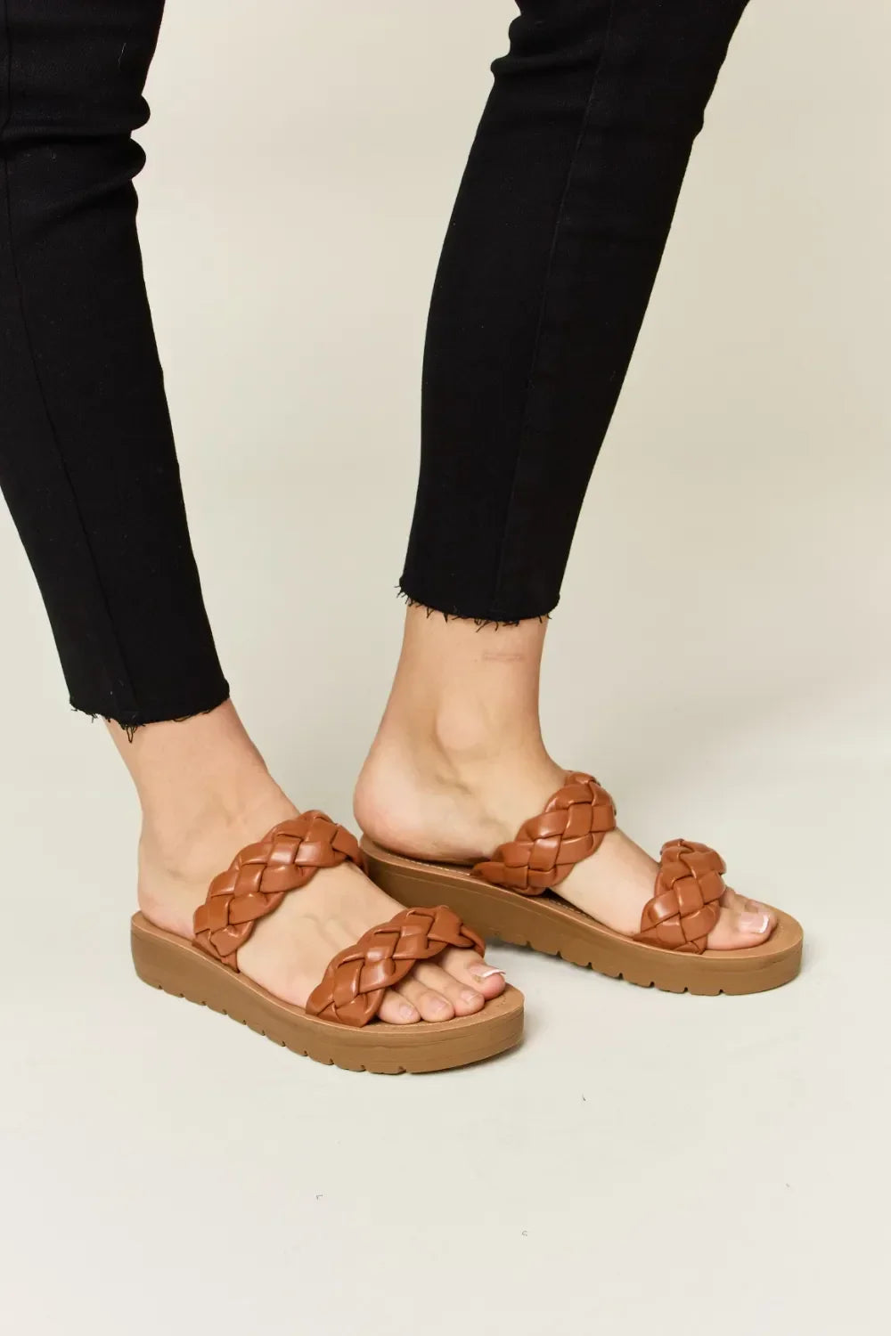 Dual Band Platform Sandals - Eva's Edition